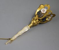 A Victorian posy holder