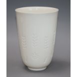 A Royal Copenhagen porcelain vase, ex Geoffrey Godden collection height 17.5cm