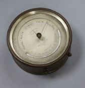 An aneroid barometer/thermometer by carpenter and Westley