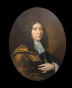Attributed to Mary Beale (1633-1699) oil on canvas, Portraits of Edward Herring of Poxwell Manor