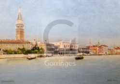 William Patrick Whyte (Studio assistant to Sir John Lavery)oil on canvasView of Venicesigned and