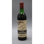 One bottle of Tondonia Gran Reserva 1954