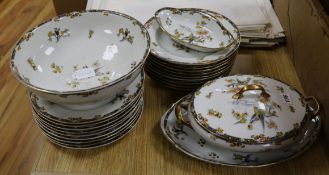 A Limoges part dinner service