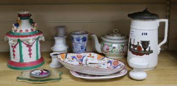 A small group of 19th century English ceramics