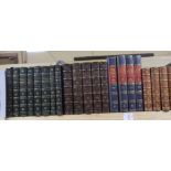 Leatherbound - 13 various titles (in 38 vols) (42 books)