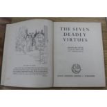 Tegetmeier, Denis - The Seven Deadly Virtues, one of 250, signed by the author and Eric Gill (writer