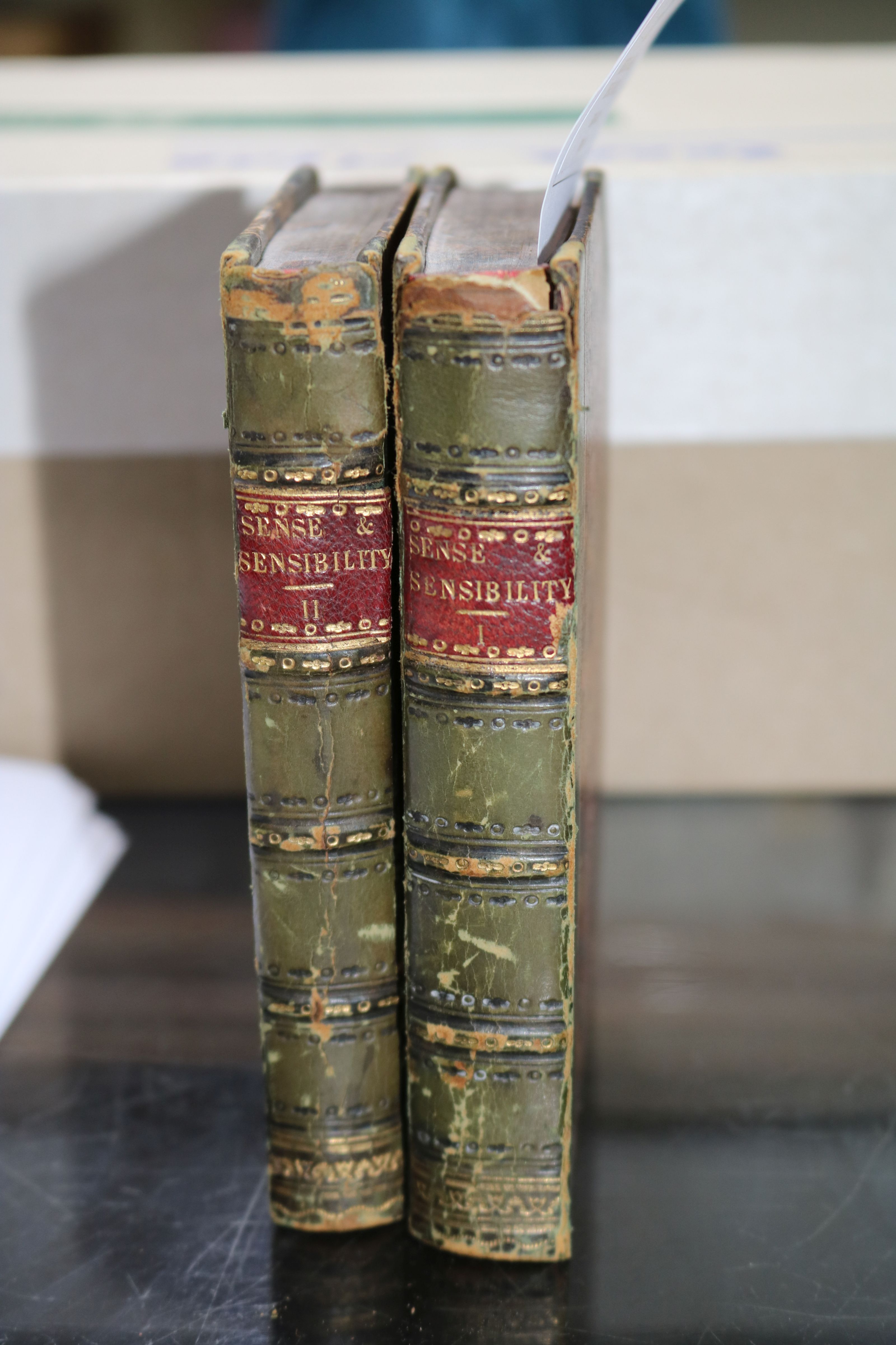 Austen, Jane - Sense and Sensibility, Clarke's Cabinet Edition, 2 vols, 239 & 244pp, contemporary - Image 4 of 9