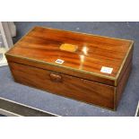 A George III mahogany writing slope