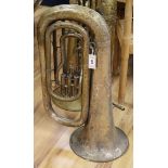 A Boosey & Co. silver plated euphonium