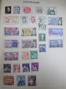 A stamp album of mostly South American stamps, two other albums, quantity of World stamps etc