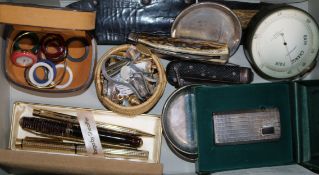 A group of minor jewellery, watches, pens including Rolex