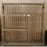 An Edwardian pine plate rack W.98cm