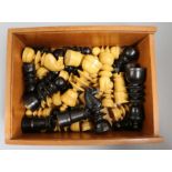 A boxed chess set