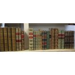 Bindings - including Evelyn's Diary (edited Wm.Bray), 4 vols, green half levant morocco and
