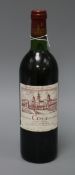 A bottle of Chateau Cos D'Estournel 1983