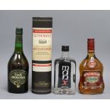 One bottle of Glenmorangie Portwood finish single Highland Malt Scotch Whisky and three other