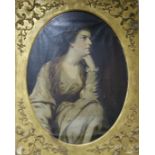 19th century English School, oil on canvas, Portrait of the Duchess of Gloucester, 88 x 66cm