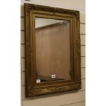 A gilt framed wall mirror W.53cm