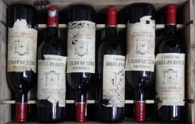 Twelve bottles of Chateau Haut Plantey, St. Emilion, 1994.