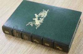 Adams, Richard. Novelist - Watership Down, 1 of 250, illustrated by John Lawrence, green morocco