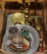 A quantity of mixed metalware