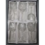 A suite of French Cristalleries de Lorraine Gerard table glass, including two sets of six wine