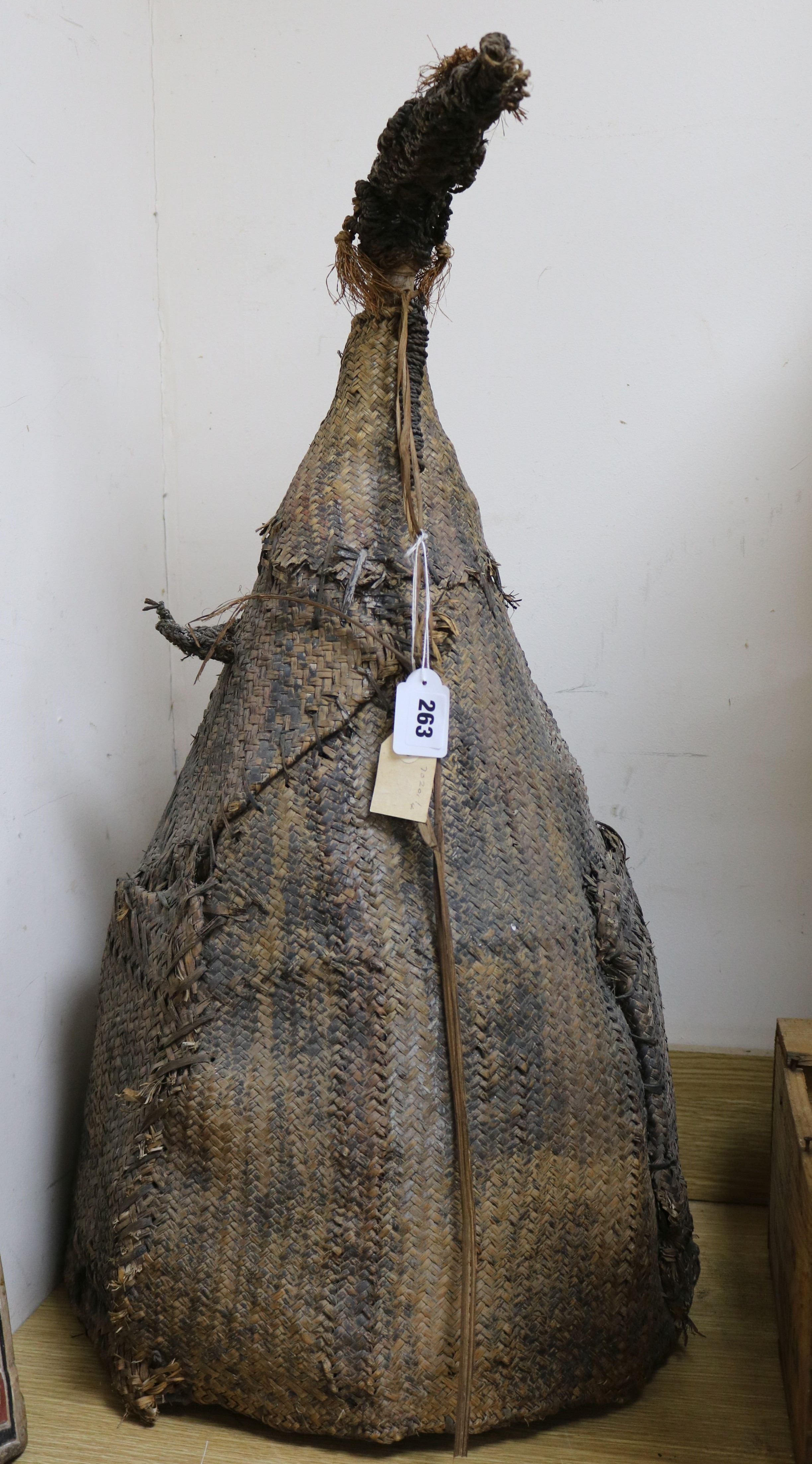 A Papua New Guinea Tambanum Cassonary height 82cm
