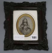 A Victorian framed daguerreotype