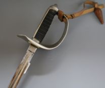 A J B & F Wells George V dress sword and scabbard
