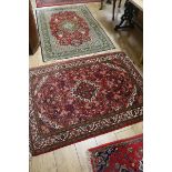 Five various Persian rugs and runners