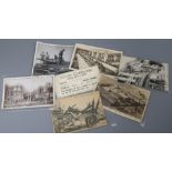 A quantity of WWI military photos etc