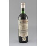 One bottle of Chateau La Mission Haut Brion, 1966.