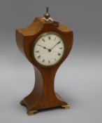 An Edwardian mantel timepiece height 28.5cm