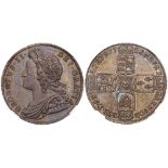 George II (1727-60), Proof silver Sixpence, 1728. Young laureate and draped bust left, Latin