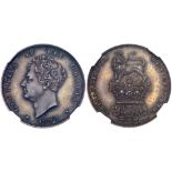 George IV (1820-30), silver Pattern Shilling, 1825. Second bare head left, date below, legend and