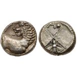 Thrace, Cherronesos. AR Hemidrachm (2.43g), 386-336 BC Nearly Mint State