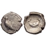 Sicily, Akragas. Silver Didrachm (8.76g), c. 500-495 BC EF