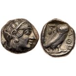 Attica, Athens. Silver Tetradrachm (15.62 g), ca. 454-404 BC. Eastern imitation