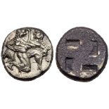 Islands off Thrace, Thasos. Silver Stater (9.64 g), ca. 500-480 BC Superb EF