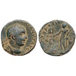 Valerian I. AE 25 (15.18 g), AD 253-260 Choice VF