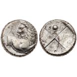 Thrace, Cherronesos. Silver Hemidrachm (2.38g), c. 386-338 BC Nearly Mint State