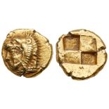 Ionia. Erythrai. Electrum 1/6 Stater (2.54g), 550-500 BC Superb EF