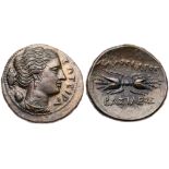 Sicily, Syracuse. Agathokles. AE Trias (8.56g), 317-289 BC. Superb EF