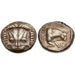 Islands off Ionia, Samos. Silver Tetradrachm (15.41 g), ca. 408/4-380/66 BC Near