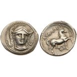 Paeonian Kingdom. Audoleon. Silver Tetradrachm (12.65 g), 315-286 BC Nearly EF