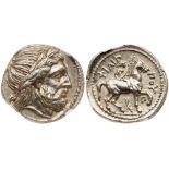 Macedonian Kingdom. Phillip II, 359-336 BC. Silver Tetradrachm (15.39g). Amphipolis mint, early
