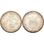 Philippines. Peso, 1908-S. KM-172. PCGS graded MS-62. Estimate Value $175 - 225