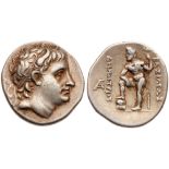 Macedonian Kingdom. Demetrios I Poliorketes. Silver Drachm (4.20 g), 306-283 BC. Uncertain mint,
