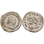 3-piece lot of Roman Silver Antoniniani. Consists of: Trebonianus Gallus, Valerian I and