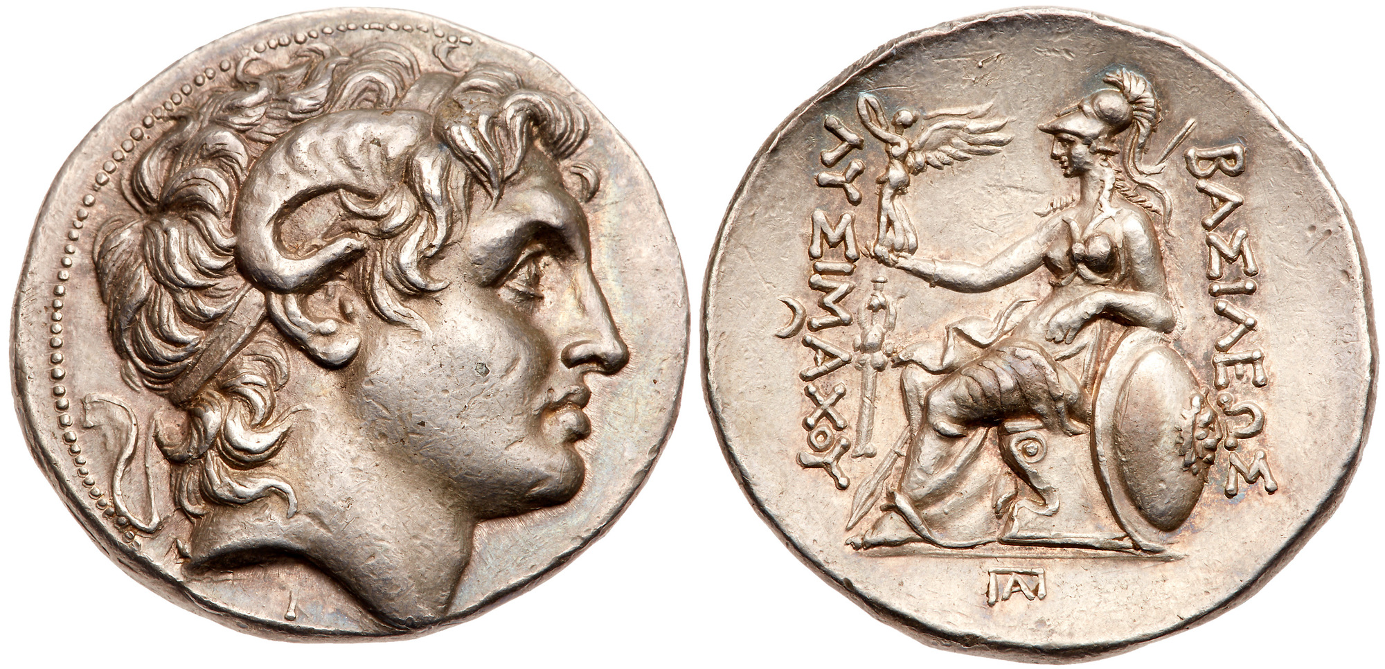 Thracian Kingdom. Lysimachos. Silver Tetradrachm (17.14 g), as King, 306-281 BC. Pergamon, ca. 287/